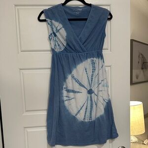 RXB Tie-Die V-Neck Dress